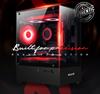 Chasis Gamer Con Kit De 3 Fans Cosmic 11m Black Micro-atx