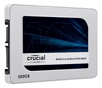 Disco Estado Sólido Crucial Mx500 500gb Plateado
