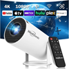 Miniproyector 4K con WiFi6 y Bluetooth5  Android 13 WellSonic