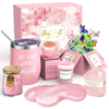  Kit Spa Y Relajación De Rosas Rosadas Para Mujeres