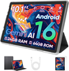 Tablet Android 16, 24 GB de RAM 64 GB ROM 10 pulgadas aiprotablet