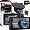 cámara de tablero 4K 2160P/FHD frontal y trasera con micro sd 64 GB