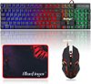 Combo de Teclado y Mouse RGB BlueFinger 