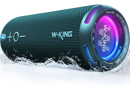 Parlante W-king Altavoces Bluetooth Portátiles Ipx7 Azul