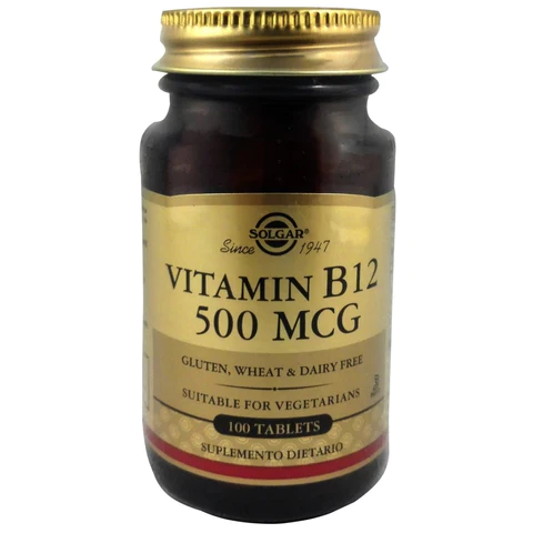 VITAMINA B12 500MCG SOLGAR 