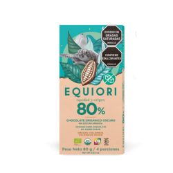 CHOCOLATINA 80% CON ERYTHRITOL X80G