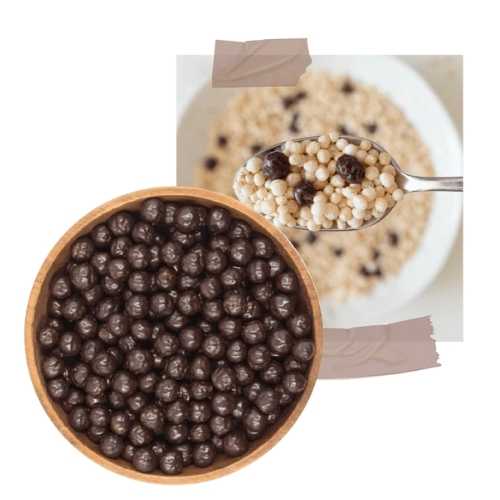 QUINOA CUBIERTA DE CHOCOLATE AL 60%