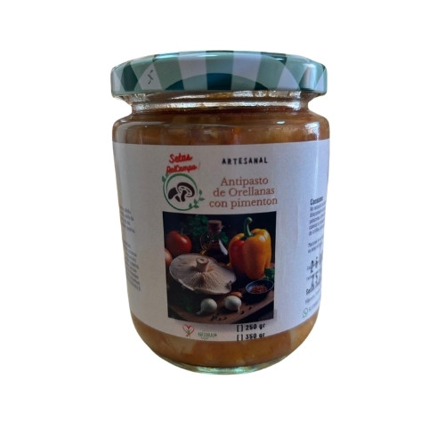 ANTIPASTO DE ORELLANAS CON PIMENTON