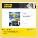 SHAMPOO CAR WASH Sachets 50 ml