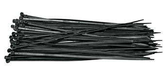 AMARRA PLASTICA NEGRA CORTA