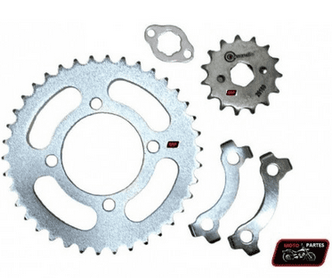 KIT PIÑON AKT 125 NKD 15-38 GLOBAL STEEL