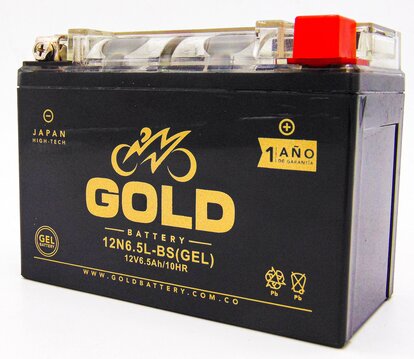 BATERIA 12N6.5L-BS AKT125 GOLD