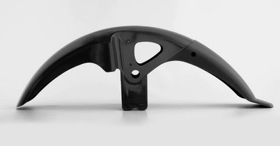 GUARDABARRO PATA LARGA NEGRO