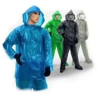 VESTIDO IMPERMEABLE PLASTICO GRUESO 