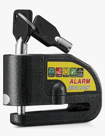 CANDADO FRENO DISCO ALARMA PESADO