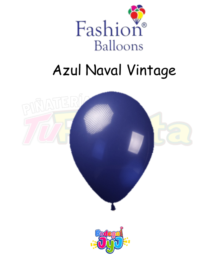 GLOBO AZUL NAVAL FASHION BALLONS