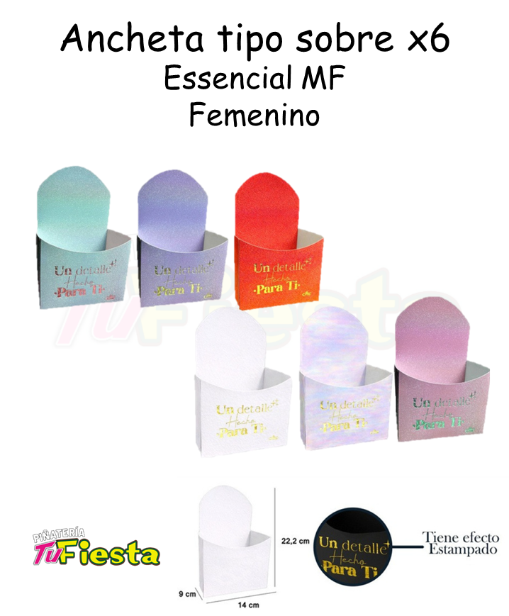 ANCHETA TIPO SOBRE X6 ESSENCIAL MF