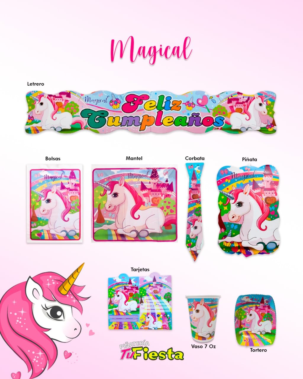 TEMATICA UNICORNIO MAGICAL