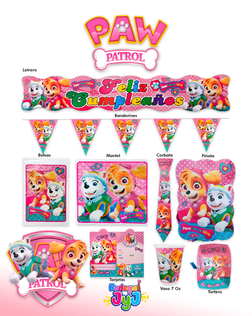 TEMATICA SKYE PAW PATROL