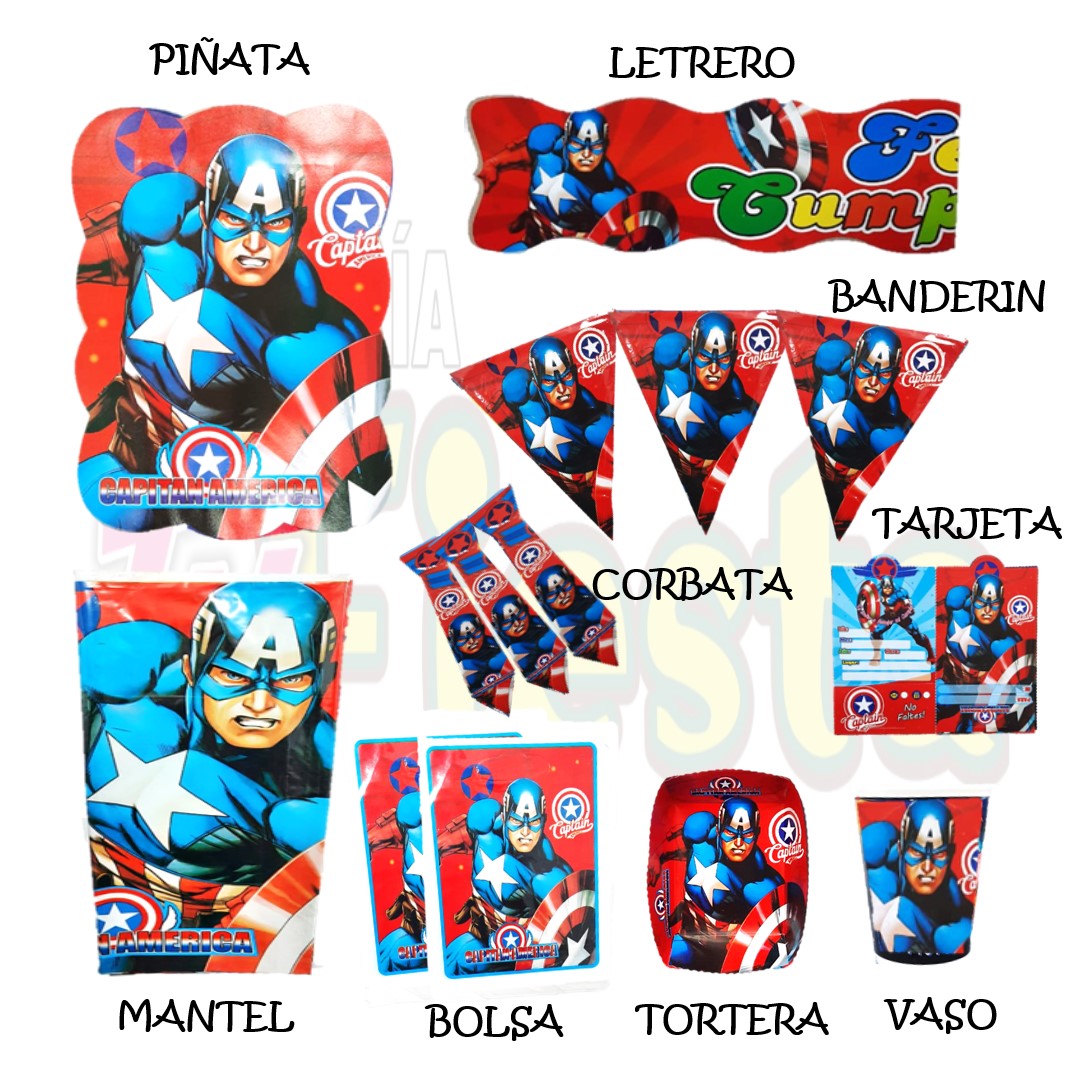 TEMATICA CAPITAN AMERICA