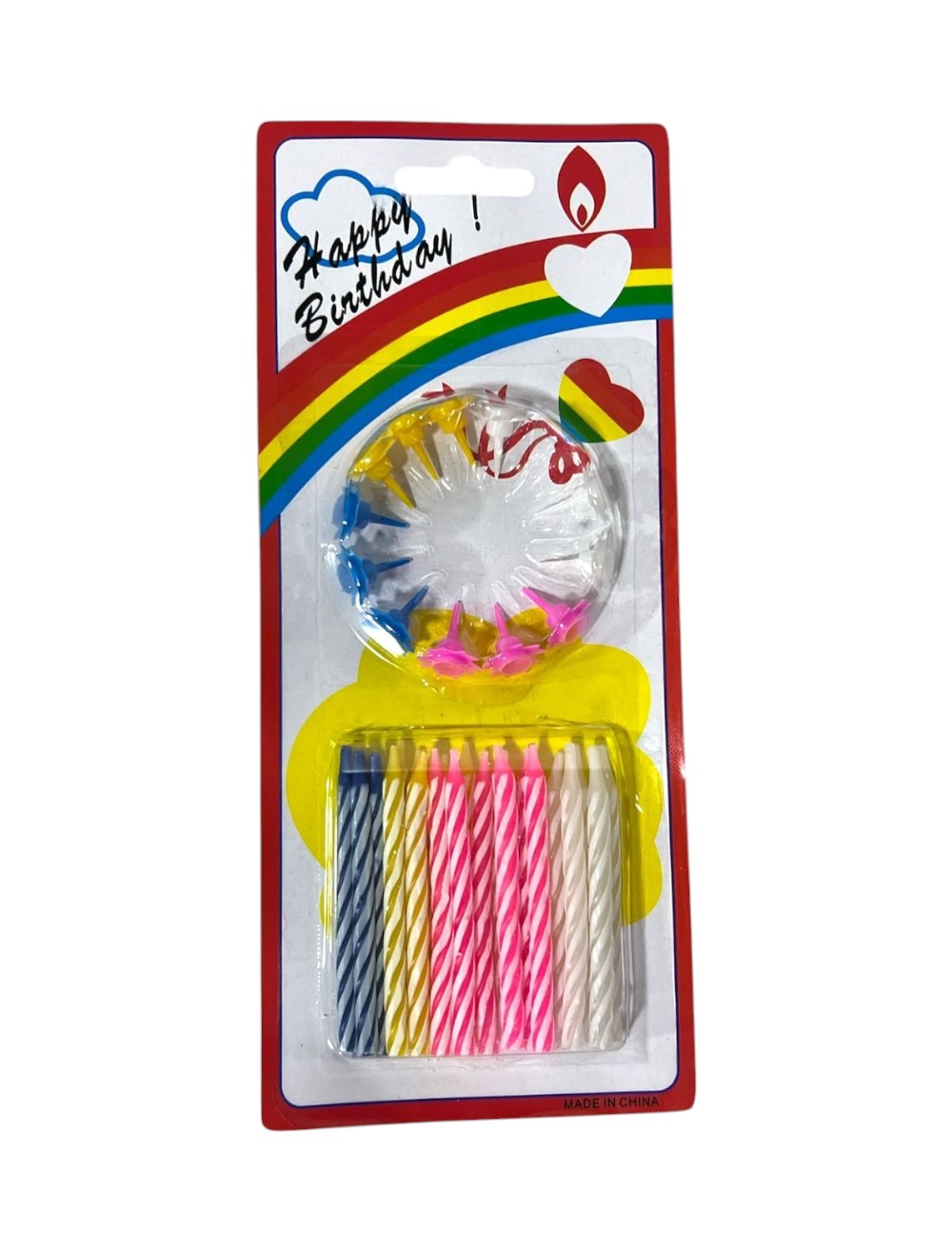 VELA SENCILLA X24 CON BASE JAM00260