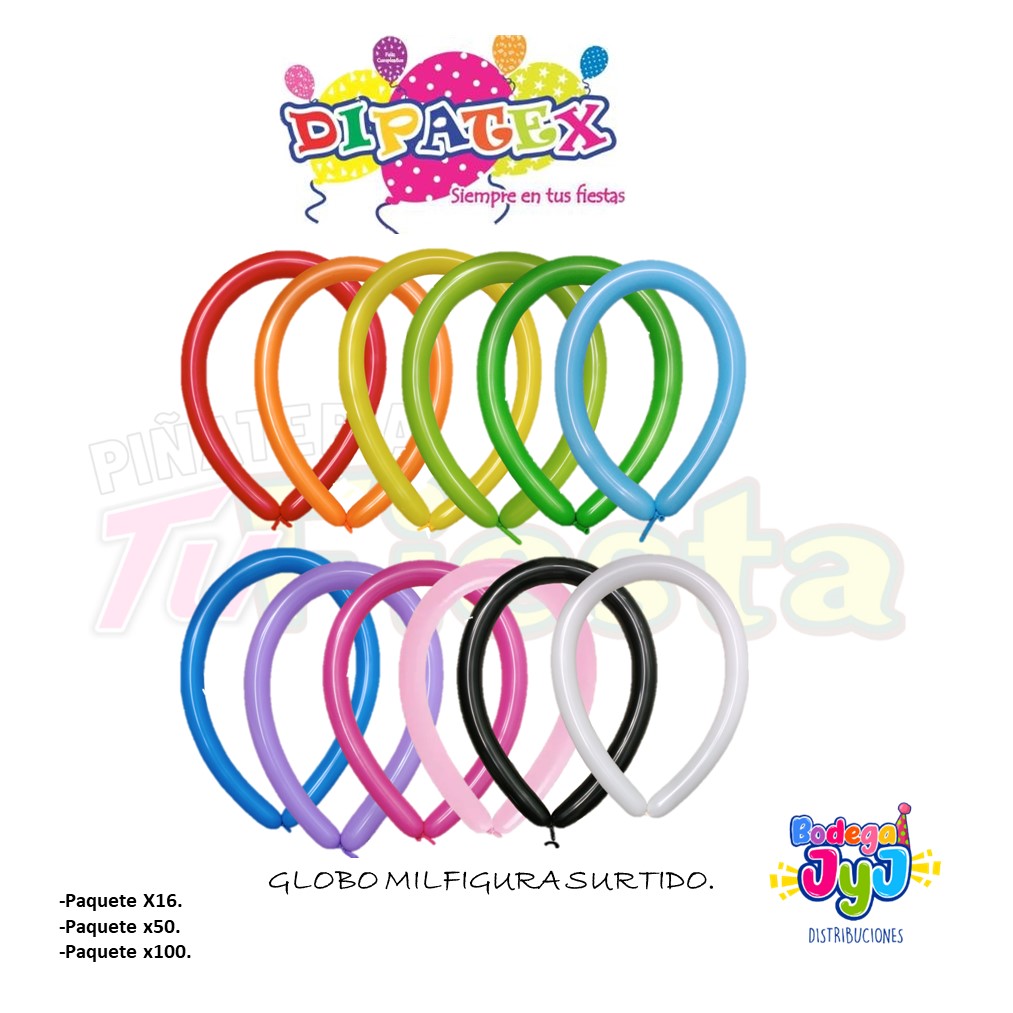 GLOBO MILFIGURA SURTIDAS DIPATEX