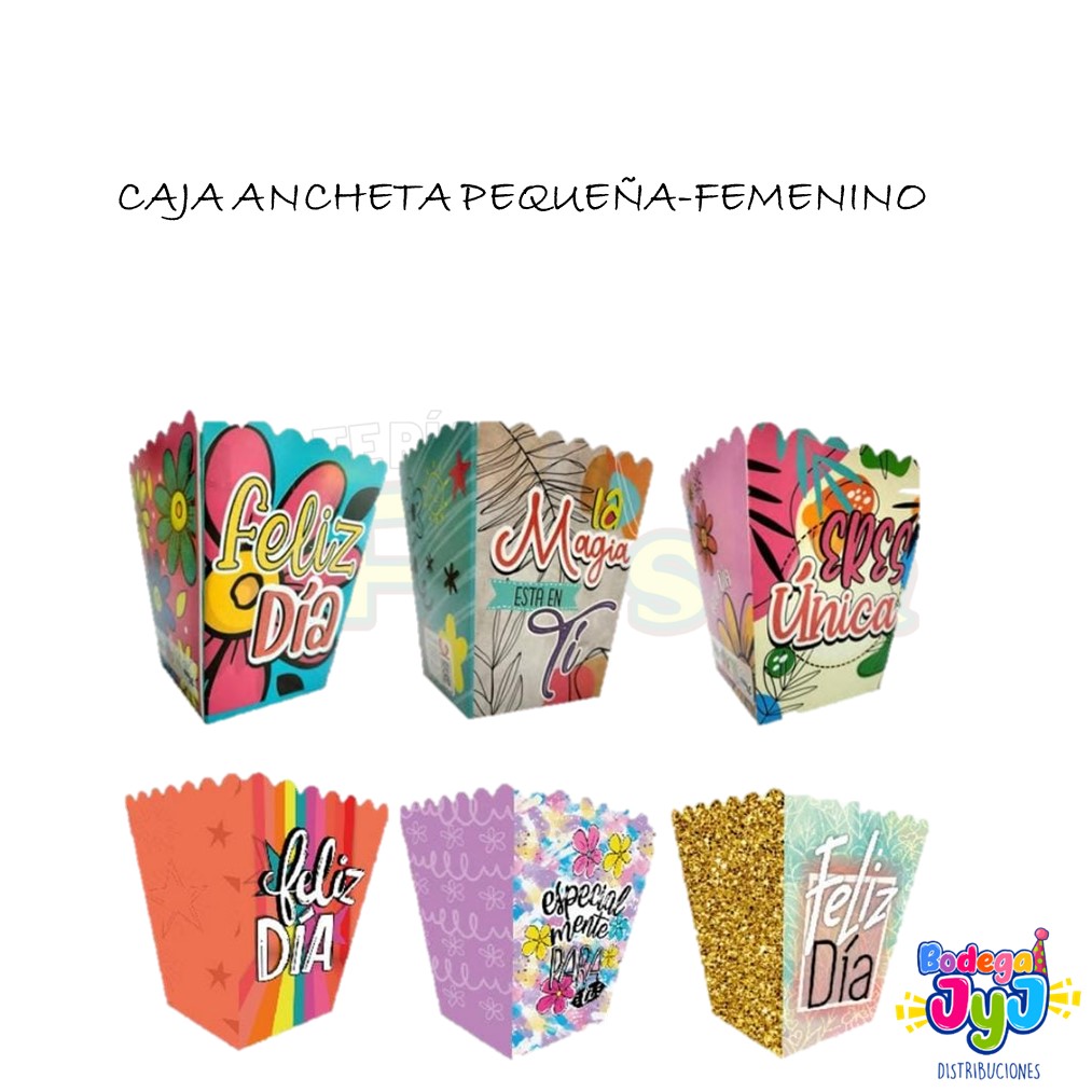 CAJA ANCHETA PEQUEÑA MF - FEMENINO