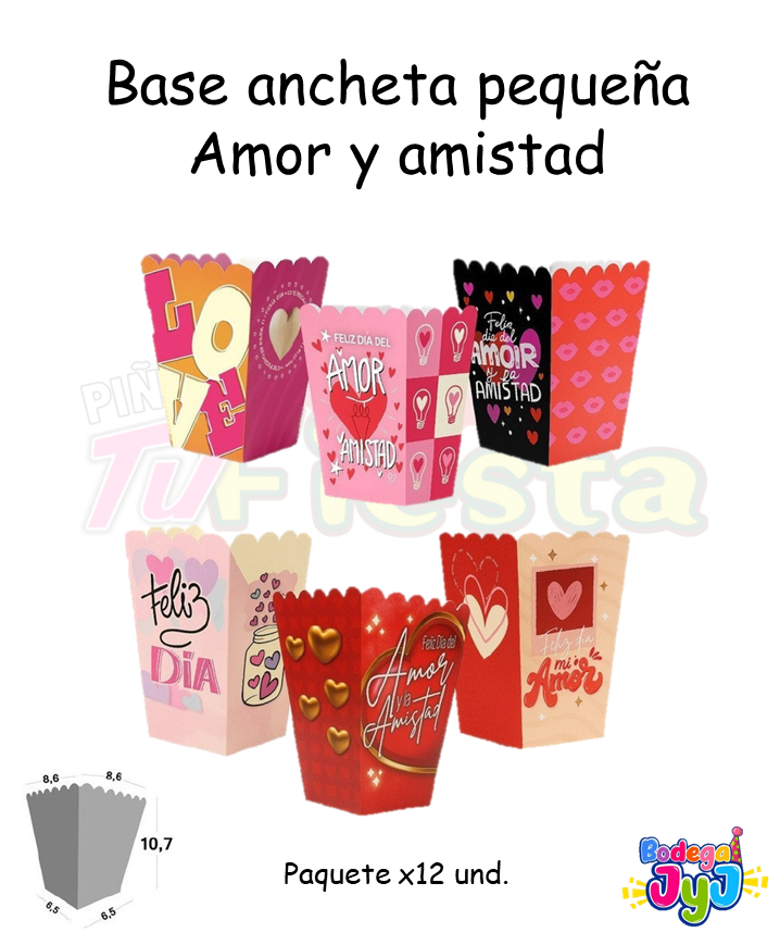 CAJA ANCHETA PEQUEÑA MF - AMOR
