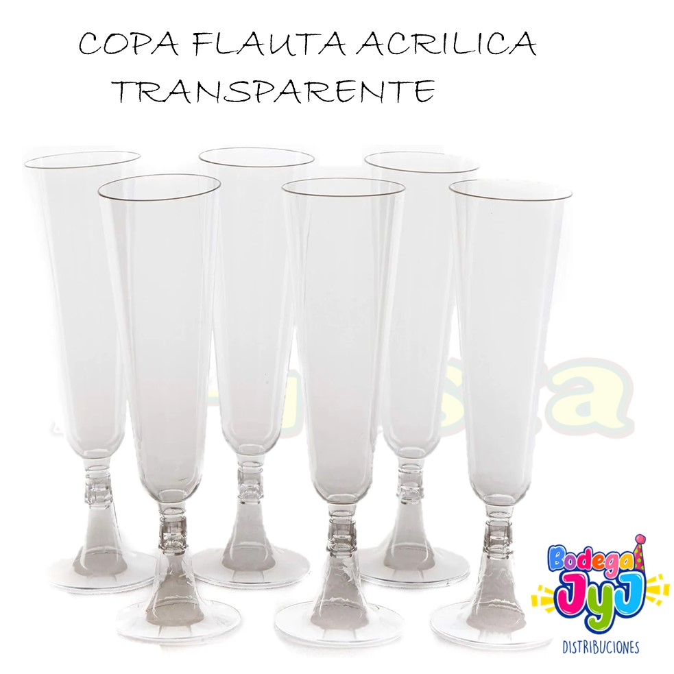 COPA FLAUTA-VINO TRANSPARENTE