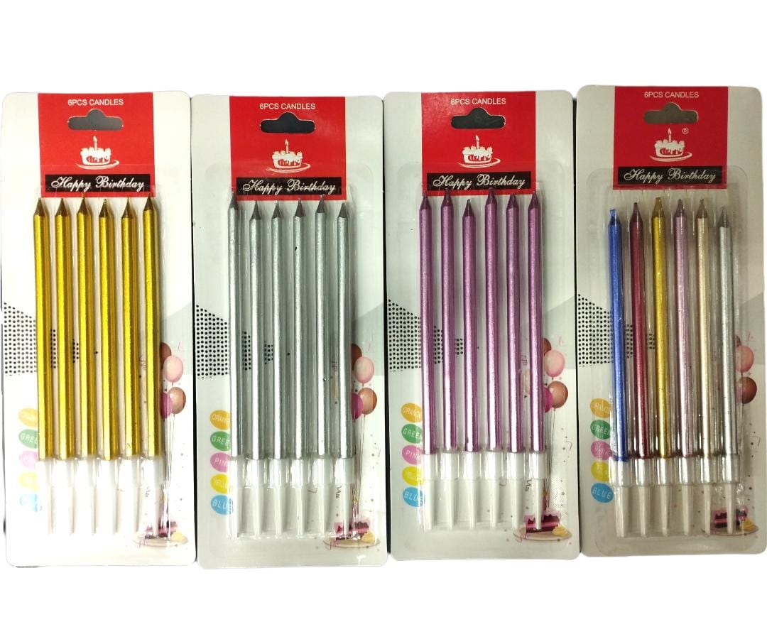 VELA LARGA X6 METALIZADA JM00150