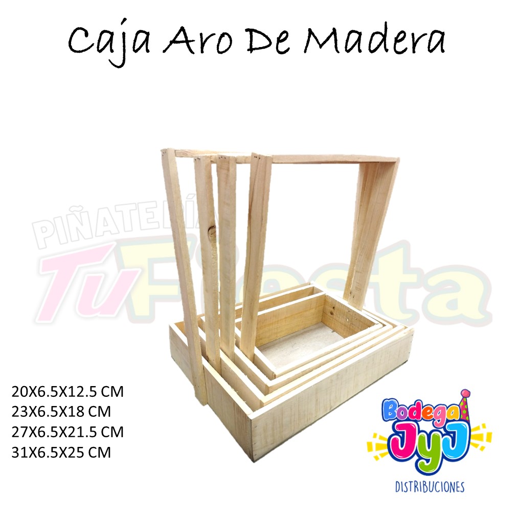 CAJA DE MADERA ARO