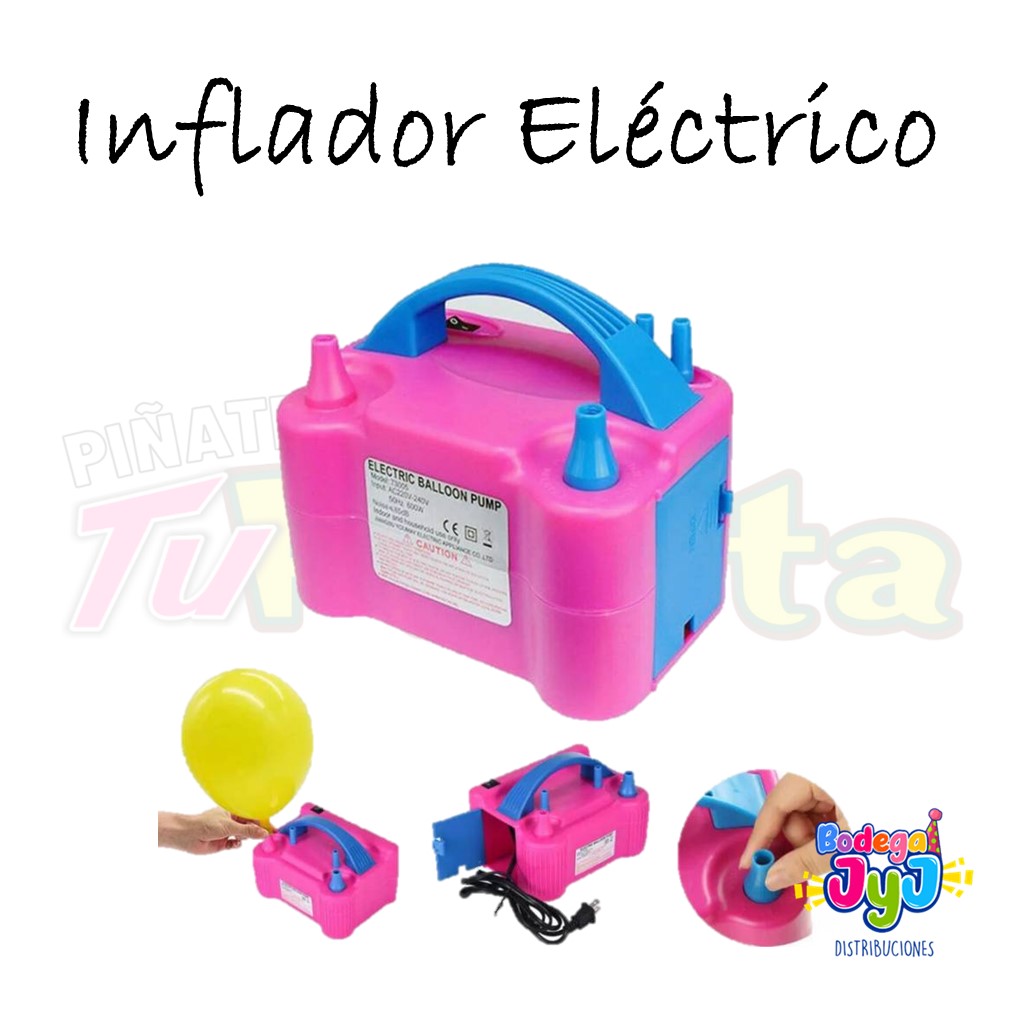 INFLADOR ELECTRICO PROFESIONAL GRANDE FUCSIA