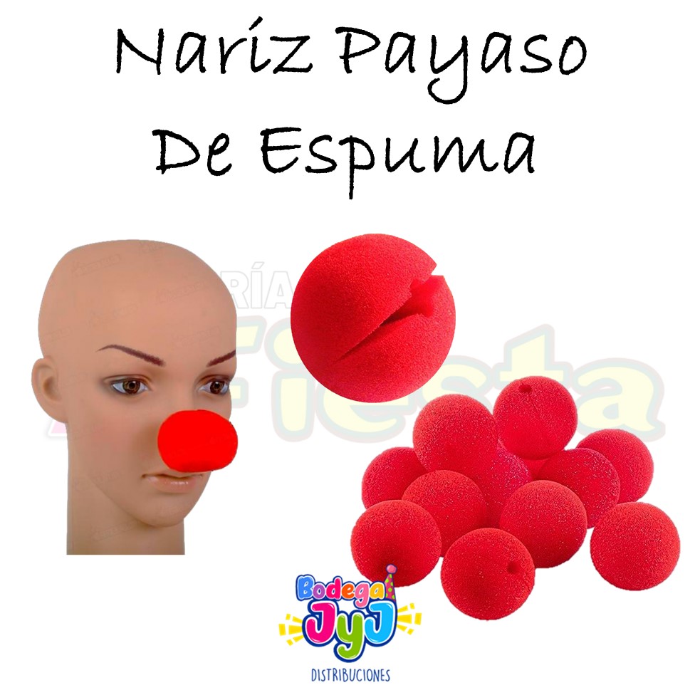 NARIZ PAYASO ESPUMA