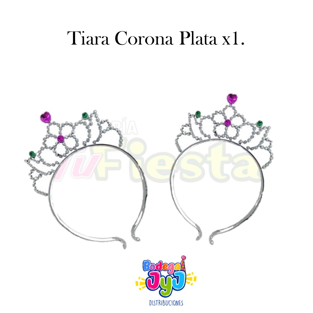 TIARA CORONA PLATA