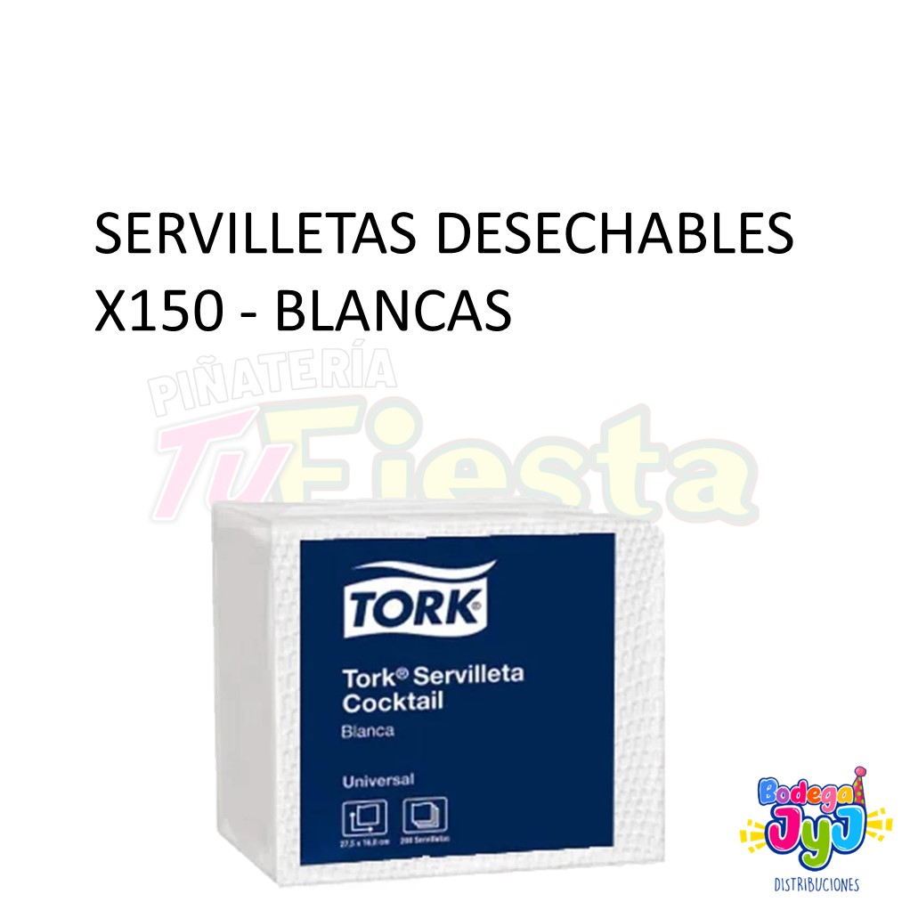 SERVILLETA BLANCA X150