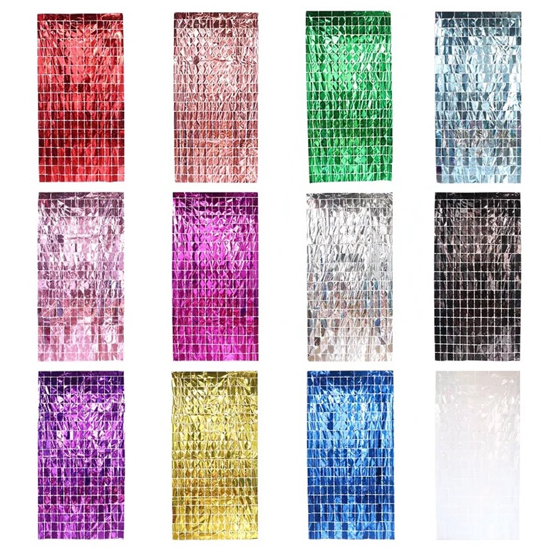 CORTINA CUADROS GRANDES METALIZADOS