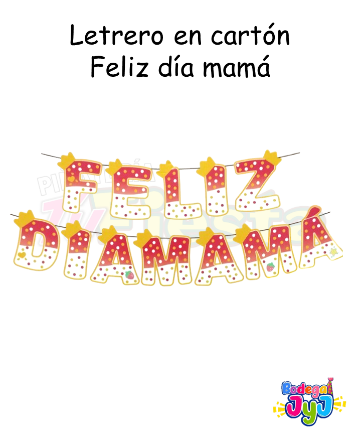 GUIRNALDA FELIZ DÍA MAMÁ DECORFIESTA