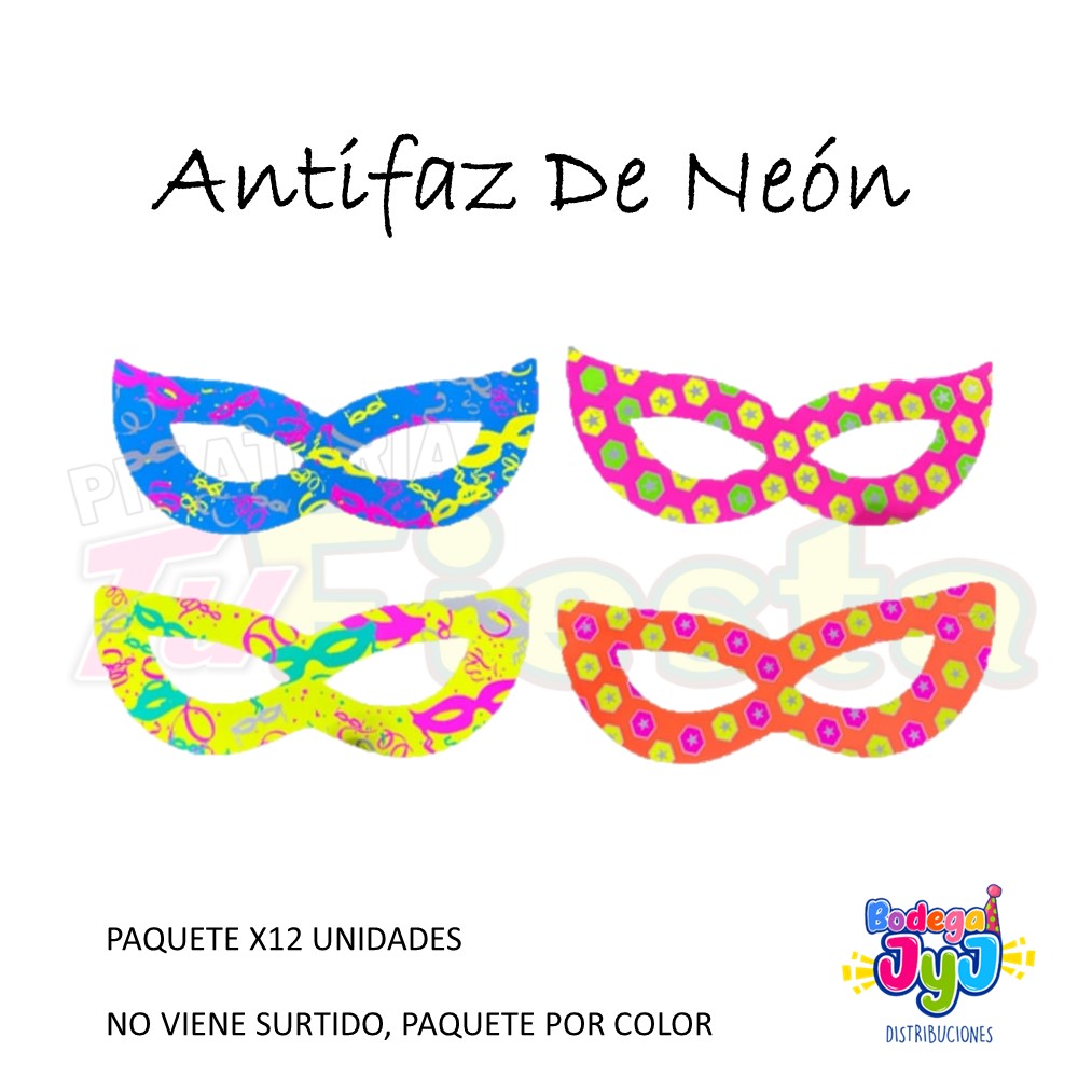 ANTIFAZ CARTON NEON X12 CESAR
