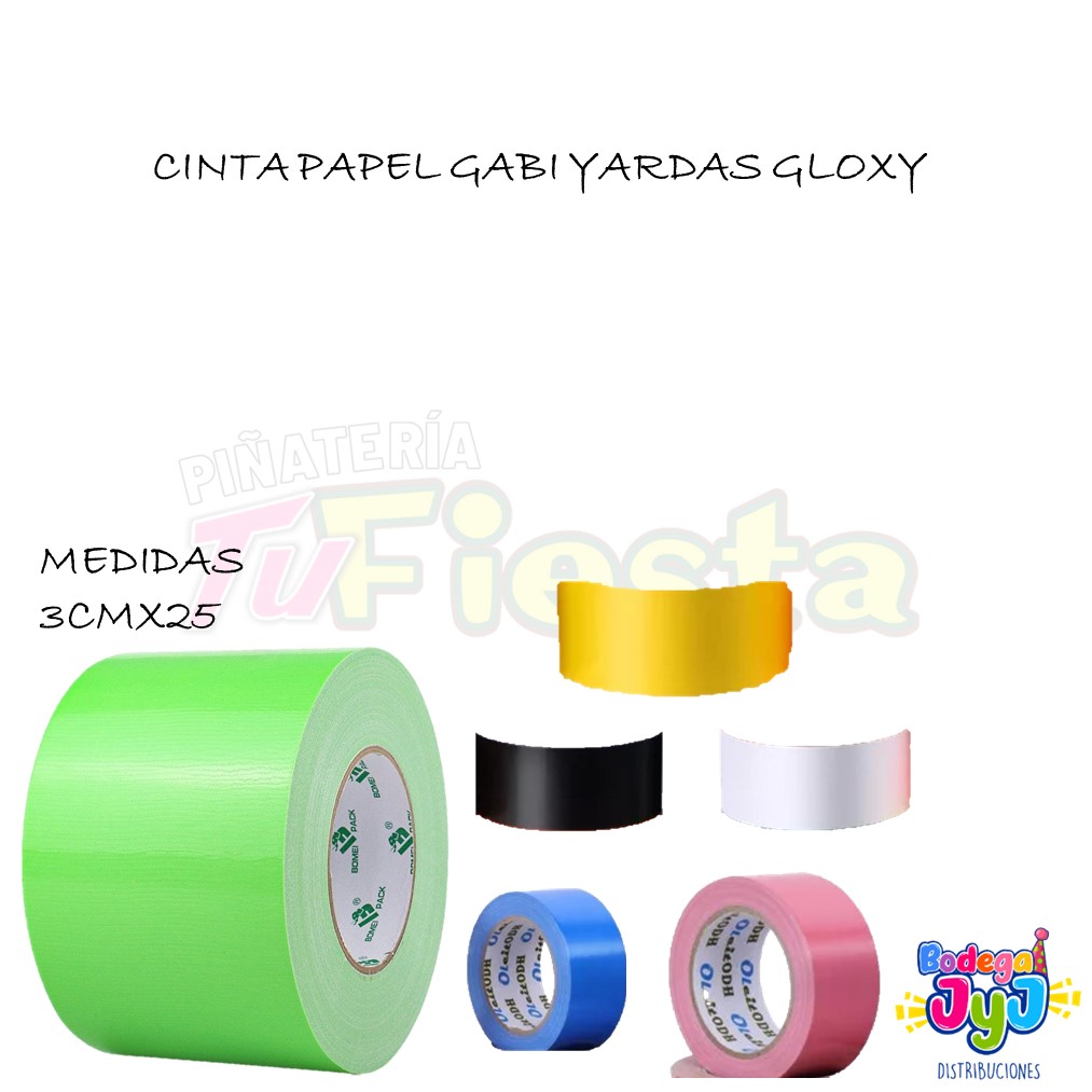 CINTA PAPEL GABI 3CM X25 YARDAS GLOXY