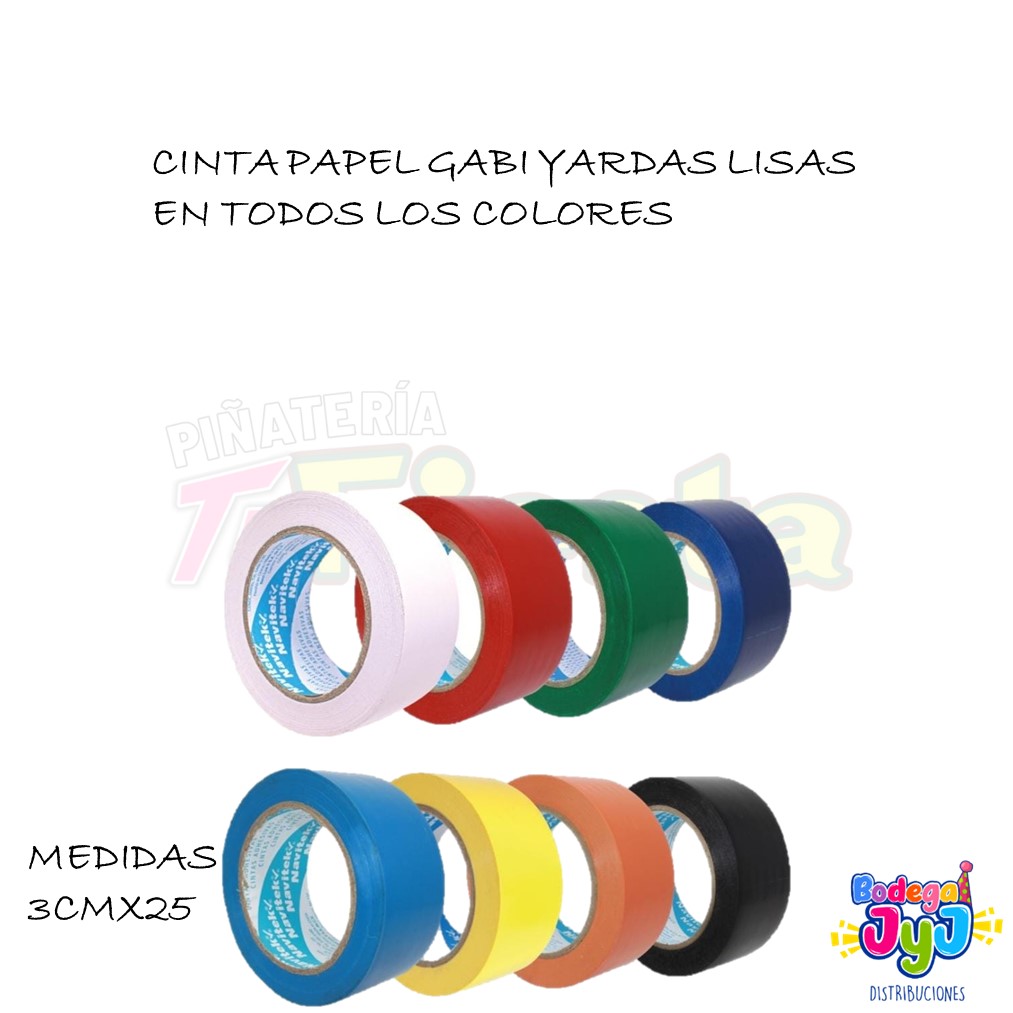 CINTA PAPEL GABI 3CM X50 YARDAS LISA