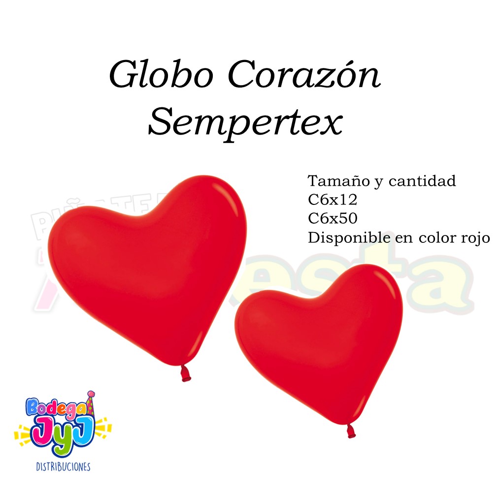 GLOBO CORAZÓN SEMPERTEX C6
