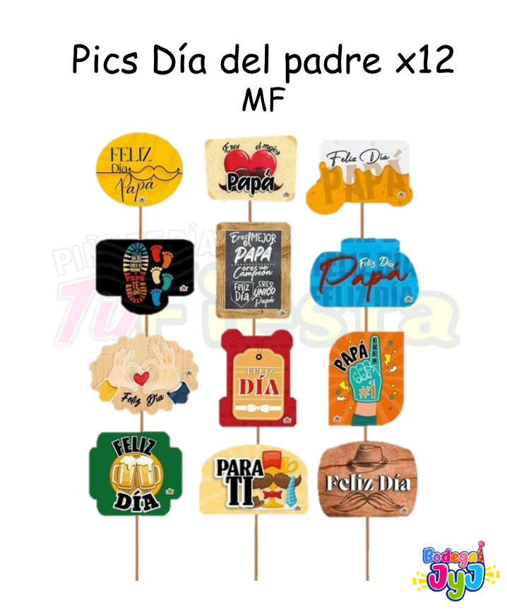 PICS DÍA DEL PADRE X12 MUNDO FIESTA