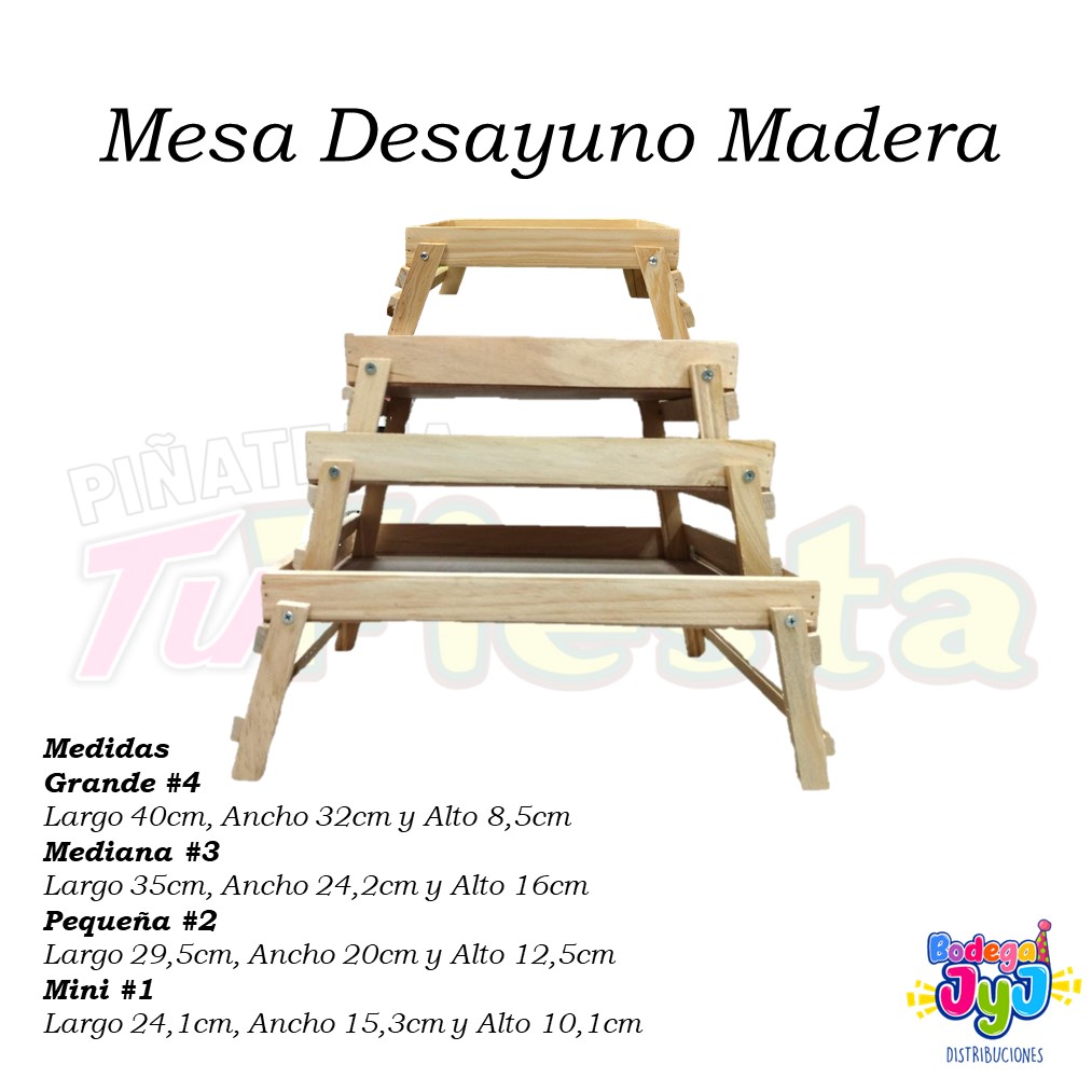 MESA DESAYUNO DE MADERA