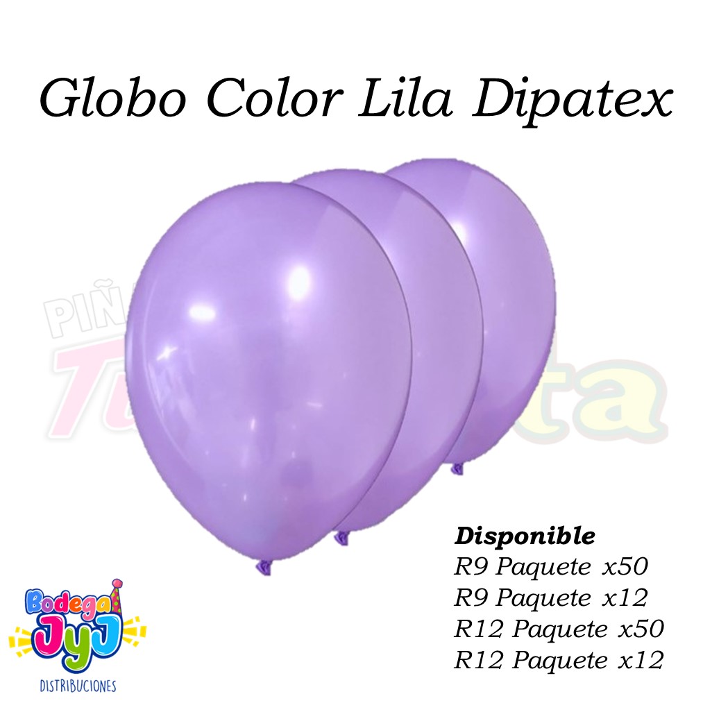 GLOBO COLOR LILA DIPATEX