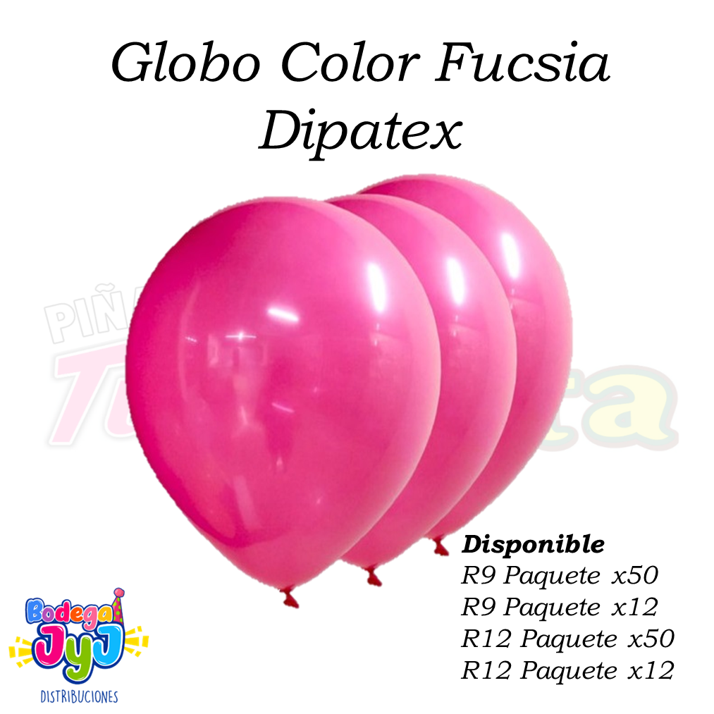 GLOBO COLOR FUCSIA DIPATEX
