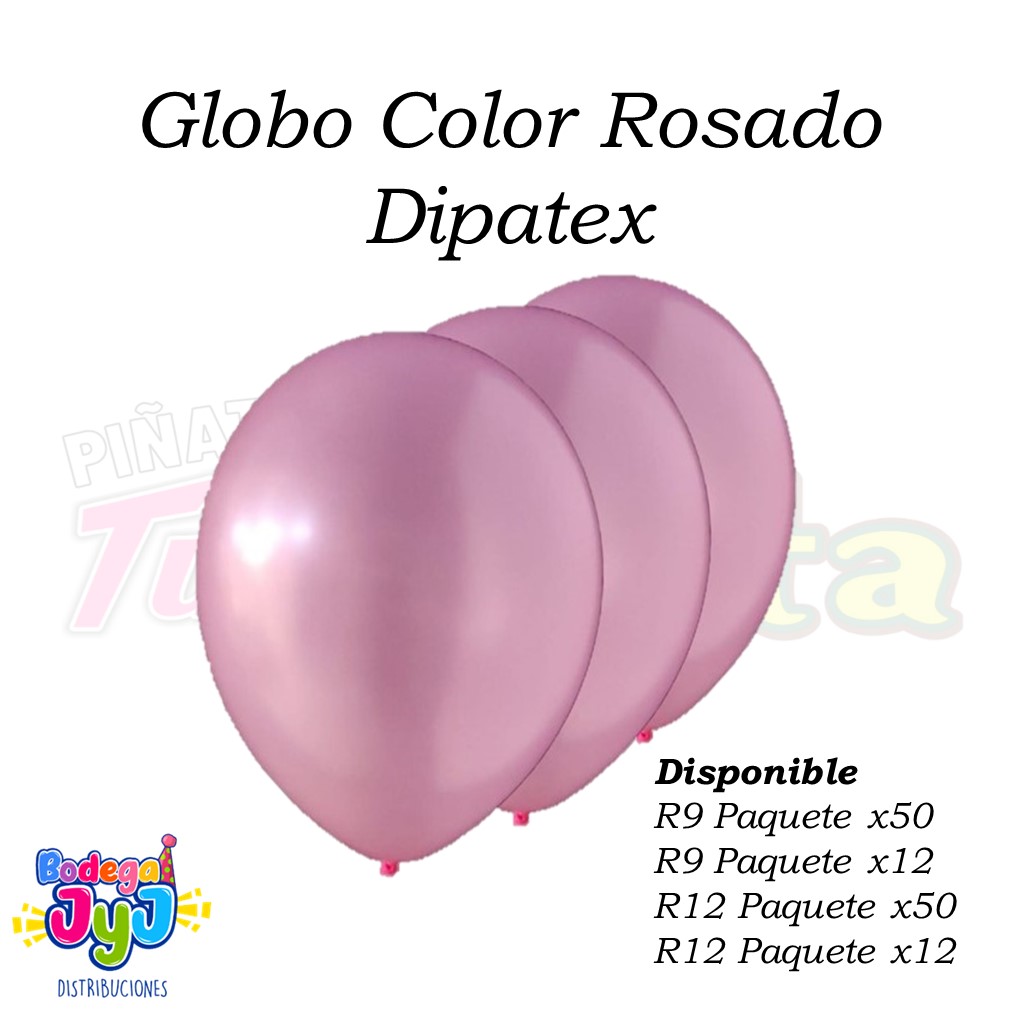 GLOBO COLOR ROSADO DIPATEX