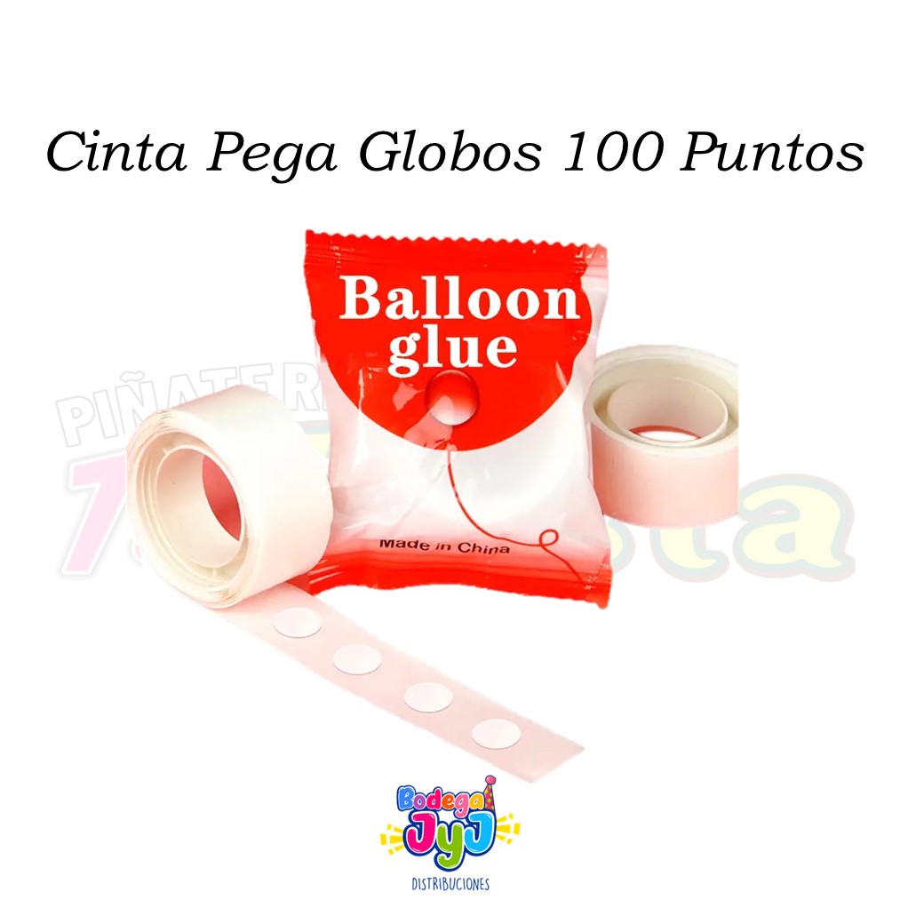 CINTA PEGA GLOBOS 100 PUNTOS