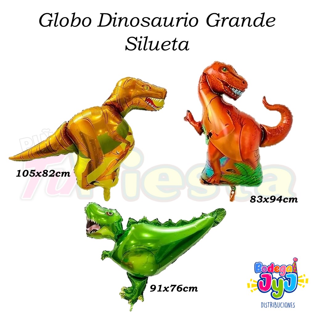 GLOBO DINOSAURIO GRANDE SILUETA