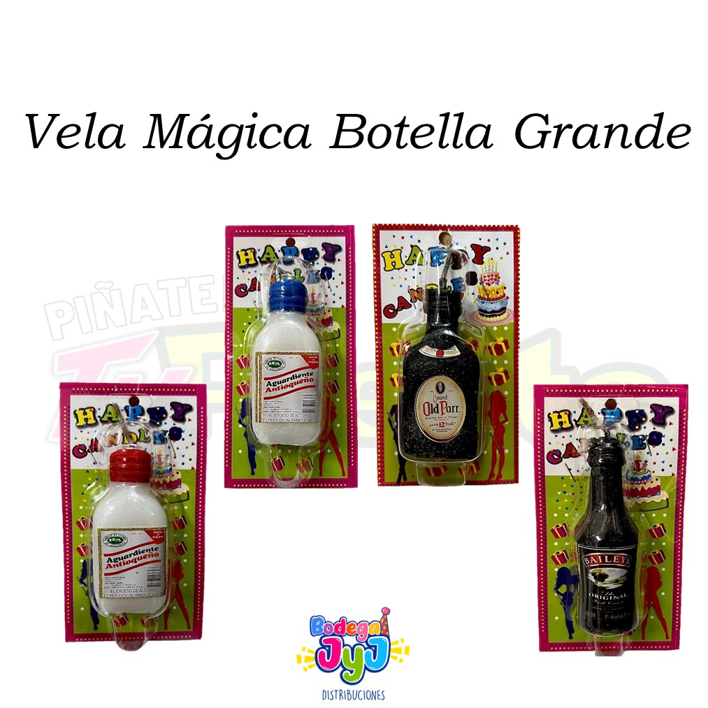 VELA MAGICA BOTELLA GRANDE