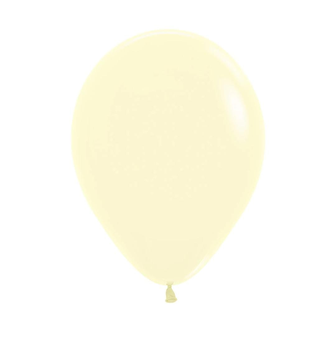 GLOBO COLOR PASTEL MATE AMARILLO SEMPERTEX